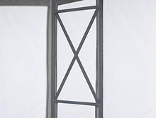 Mendler Gazebo pergola baldacchino con zanzariere HWC-E42 Acciaio 3x3,6m Grigio