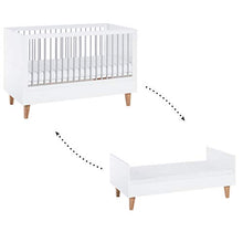 Letto trasformabile Vox Concept 70x140 e armadio a 2 ante - rosa