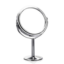 ATUIO - Specchio per Il Trucco, Specchio per Il Trucco Rotondo, Perfetto per Comò o Mobile da Bagno, Specchio da Scrivania con Rotazione di 360 °