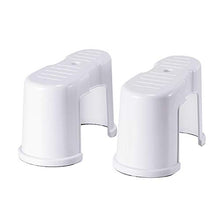 LACKINGONE 2 Sgabelli per WC, sgabello fisiologico, ergonomico, per WC, scaletta per WC, antiscivolo, multifunzione