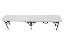 Folding Tables UK FB-1 - Solida Panca Pieghevole in plastica da 1,83 m, per 4 Persone