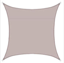 TRITTHOCKER 4 * 4, Piazza Anti-Ultravioletta Vela ombrellone, Adatto per Esterno Giardino Interno Uso del Cortile terrazza baldacchino,Cachi