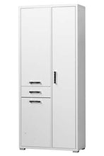 Armadio tre ante + 1 cassetto Spessore 25mm Colore Bianco Laccato