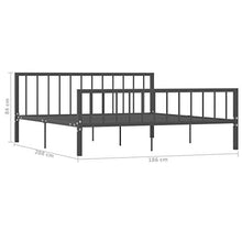 SKM Giroletto Grigio in Metallo 180x200 cm (25.9kg)