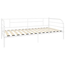 vidaXL Telaio Divano Letto Bianco in Metallo 90x200 cm