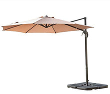 TheGoodGarden Ombrellone da Giardino inclinabile 3x3 in Alluminio Positano