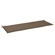 Festnight Cuscino per Panca da Giardino, Cuscino per Panca Grigio Talpa 150x50x3 cm