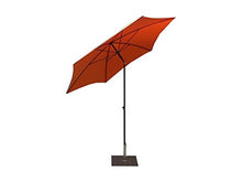 Maffei Art 135-6 Kronos ombrellone Diametro cm 250, Tessuto PolyMa, Made in Italy. Colore Arancio