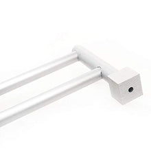 Accessori hardware per la casa porta asciugamani in alluminio a parete con doppio portasciugamani
