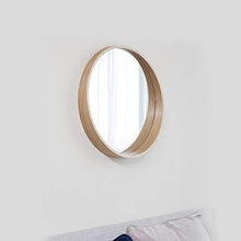 YHtech. Bagno Specchio di Legno Solido Bathroom Wall Specchio pensile Specchio Specchio di Trucco