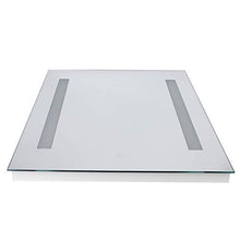Cocoarm Specchio Da Parete Modernocon Illuminazione, Specchio Da Bagno Antinebbia Con Illuminazione a Led Luce Aggiuntiva 50 x 70 x 4 Cm(Prise Ue 220V), Specchio Da Bagno a Led