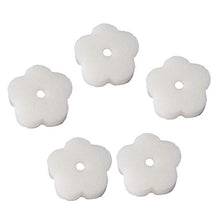 FLAMEER 5 X Spugna Cremosa per Assorbire L'olio per Piscine E Spa della Vasca Idromassaggio - Bianco, cavità del Fiore