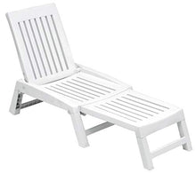 Bauer Lettino Prendisole in Resina Orfeo Bianco