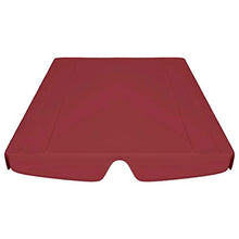 Oushome Baldacchino per Dondolo Giardino Rosso Vino 226x186 cm 270 g/m2