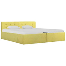 SKM Giroletto Idraulico e Contenitore Lime Giallo Tessuto 160x200cm