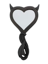 Alchemy Devil Heart Specchio Nero 16x27cm
