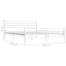 SKM Giroletto Bianco in Metallo 200x200 cm (25.5kg)