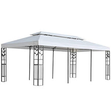 E E-NICES Gazebo 3x6 m Bianco