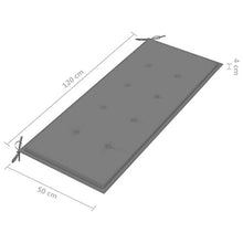 vidaXL Panca da Giardino con Cuscini 240 cm in Massello di Acacia