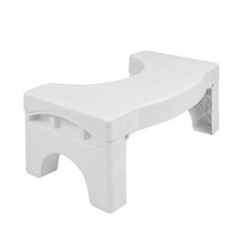 LOMOS Sgabello Pieghevole da Bagno „Vital“, di Colore Bianco (41x22x17cm)