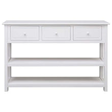 SKM Credenza Bianca 115x30x76 cm in Legno (14.35kg)