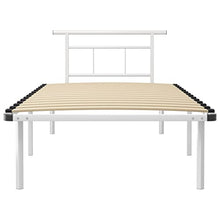 vidaXL Giroletto Bianco in Metallo 100x200 cm