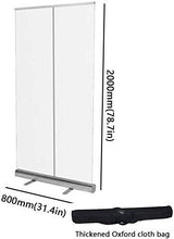 (Usando in affari) Roll Up Banner Wide Roll Pull Up Sneeze Schermata |Cancella divisori in PVC Sneumato barriera di guardia, schermo di distanziamento sociale, protezione dello sputo, supporto per la