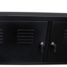 vidaXL Mobile Porta TV 118x40x60 cm Nero Staffa Mobiletto Sostegno Televisore