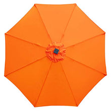 Abccanopy 23 colori + 2,7 m Market Umbrella replacement Canopy 8 nervature, 1# Orange