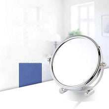 WXL Specchi da Tavolo 7 in Specchio per Il Trucco Desktop Double-Sided 360 Gradi Specchio cosmetico Portatile Semplice ingrandimento ad Alta Definizione Specchio Trucco con LED