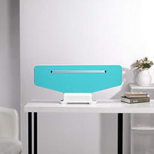 Ordioy Portable Acrilico Trasparente Deflettore, Starnuti E Tosse Coperchio Protezione, Plastica Barriera Protettiva Starnutire, per Checkout in Escursioni, Sale Riunioni,Blu,23.6 * 11.8 inch