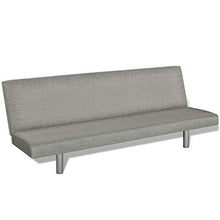 vidaXL Divano Letto Ospiti Pieghevole Grigio Arredo Salotto Soggiorno Sofà
