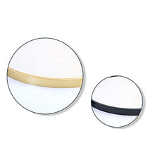 Bathroom mirror Specchio da Bagno ad Arco Rotondo/Specchio Decorativo da Parete / 60 X 90 cm - Cornice in Metallo Nero/Adatto per Bagno, Soggiorno, Hotel