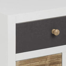 AC Design Furniture Comodino, Pino, Bianco