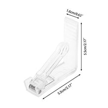 dongguan NUEEUDD Clip per tovaglie 4 Pezzi Coprivaso in plastica Trasparente Tovaglia Clip per Morsetto Supporto per Feste