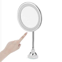 BD.Y Specchi per Trucco Specchio 10X LED Specchio Pieghevole Rotante a 360 Gradi 10X Specchio Pieghevole