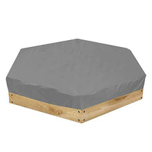 Resistente copertura per sandbox, tettuccio per sandbox permeabile all'aria, resistente alla neve antistrappo resistente all'usura(gray, 140 * 110 * 20cm)