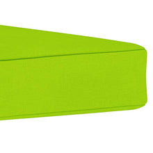 vidaXL Cuscino per Pouf su Pallet Verde Brillante in Tessuto