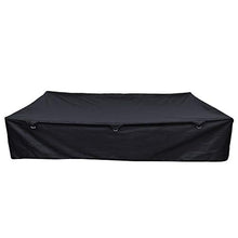 bobeini Universal Cam per Trailer Cover 224x175x45cm Telo da Campeggio da Viaggio Impermeabile Nero