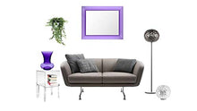 Kartell Divano Betty, Design Moderno, 2 Posti, Tessuto Grigio, cm L 170 x H 75
