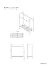 Premier Housewares - Porta asciugamani cromato da pavimento, colore: Argento