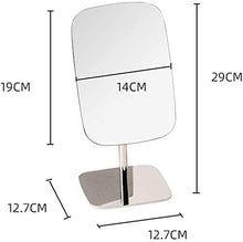 Specchio per il Trucco Semplice del Desktop, banco Portatile da scrivania Pieghevole da 180 ° con Supporto