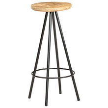 vidaXL - Sgabello da bar, 4 pezzi, legno di mango