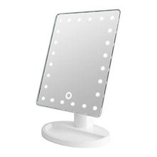 Uxsiya Specchio cosmetico con luci Touch Screen Specchio Illuminato Ricaricabile USB Specchio per Trucco da Tavolo 10X con Un vano portaoggetti
