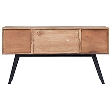 vidaXL - Beistellschrank 140 x 30 x 75 cm Massivholz Teak