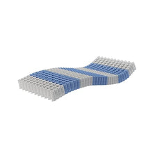 MSS - Materasso a molle insacchettate a 7 zone, altezza 20 cm, altezza 90 x 200 cm, H3, con rivestimento trapuntato, colore: Bianco