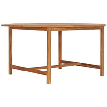 E E-NICES Tavolo da Giardino 150x150x75 cm in Legno Massello di Teak