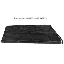 Coprisedia a dondolo nero, realizzato in tessuto Oxford 210d, protegge dalla polvere, stringe il coperchio per mobili da esterni