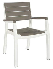 POLTRONA HARMONY PZ.2 RESINA BIANCO/TORTORA ARREDO ESTERNO