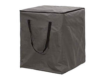 Perel Garden OCLCB - Custodia protettiva per cuscino da divano, 75 x 75 x 90 cm, colore: Nero